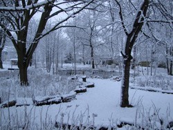 Winterbild der JVA Castrop-Rauxel