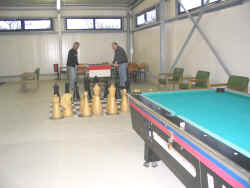 Freizeitraum mit Kickertisch Freizeitraum mit Kickertisch