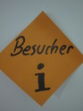 Schild Besucherinfo